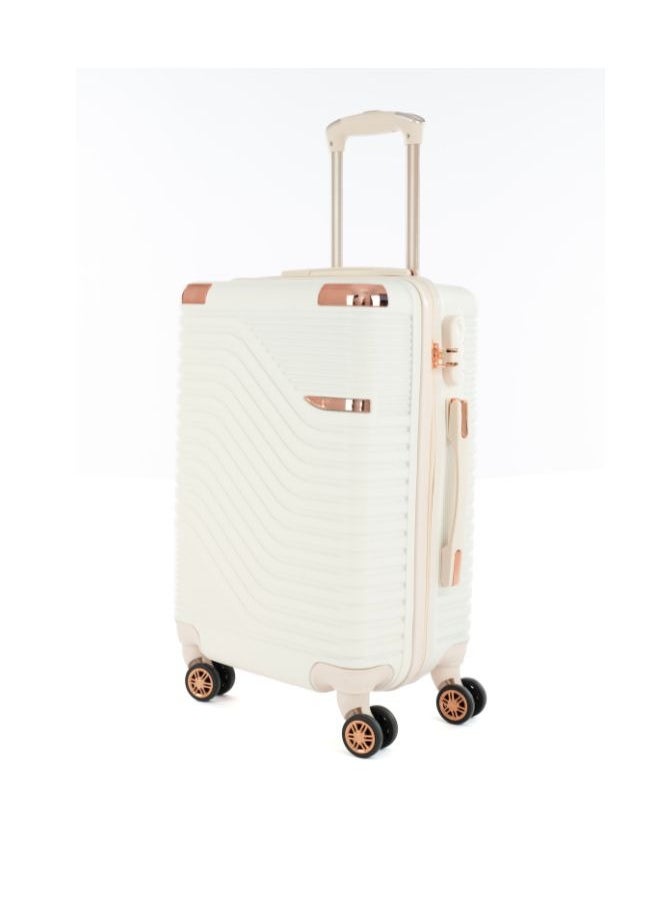 LIMRA - Luggage set 5 pieces travel Bags with a distinctive design from limra Beige - Image 1