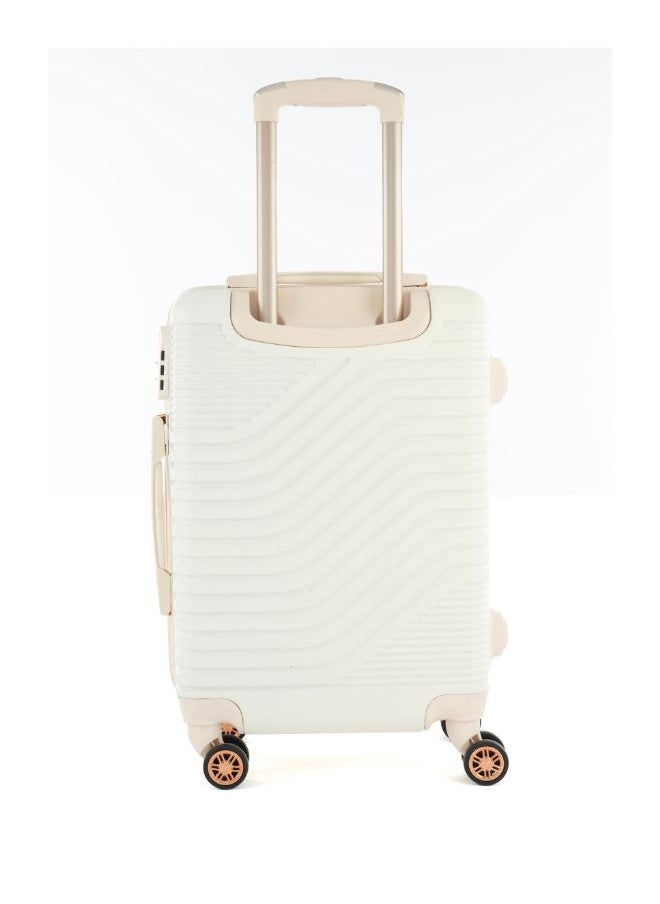 LIMRA - Luggage set 5 pieces travel Bags with a distinctive design from limra Beige - Image 1