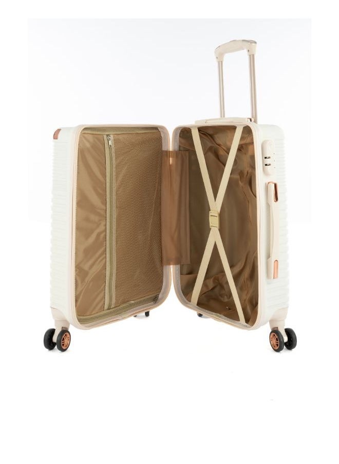 LIMRA - Luggage set 5 pieces travel Bags with a distinctive design from limra Beige - Image 1
