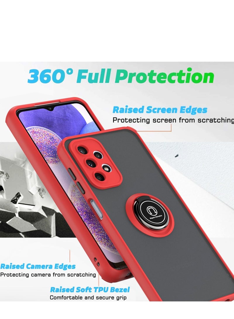 GULFLINK Back Cover Phone Protection Case For Samsung A23 Red - Image 2