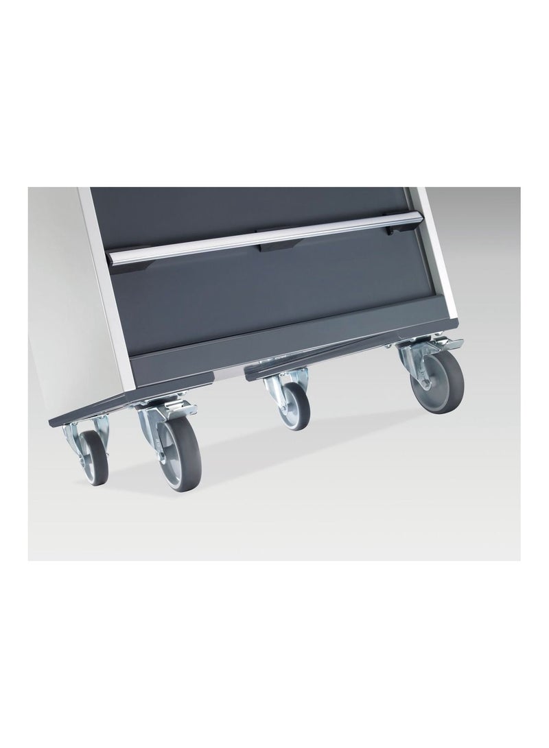 bott Bott cubio mobile cabinet 50/50 top tray cupboard / 4 drawer WxDxH: 1050x525x885mm  - Image 3