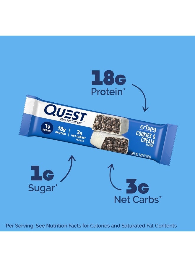 Quest Nutrition Cookies & Cream Hero Bar - 12 Count - Image 3
