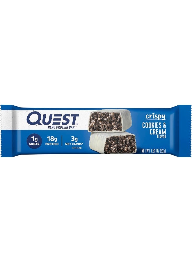 Quest Nutrition Cookies & Cream Hero Bar - 12 Count - Image 2