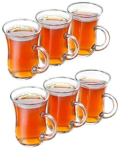 LUXURIA Turkish Style TeaEspresso Glass with Handles PolycarbonateUnbreakable Plastic Glass 1 - Image 2