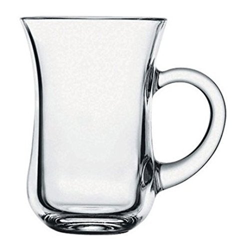 LUXURIA Turkish Style TeaEspresso Glass with Handles PolycarbonateUnbreakable Plastic Glass 1 - Image 1