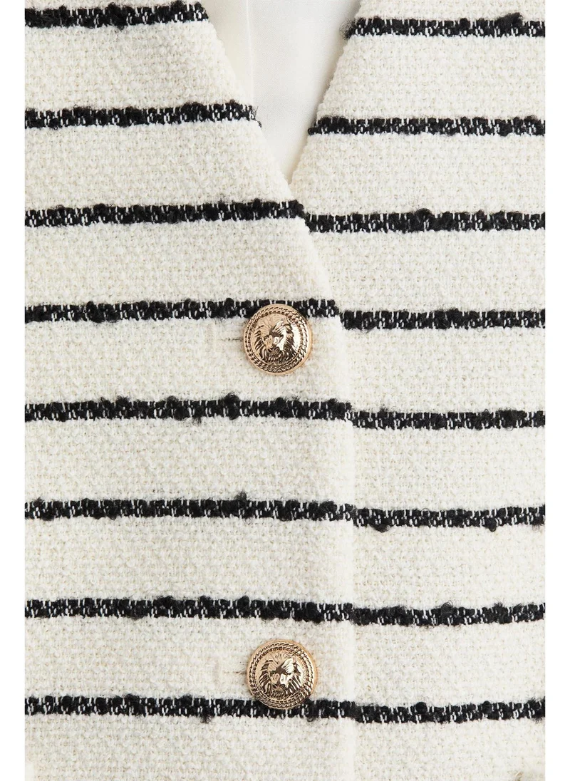 H&M Bouclé waistcoat