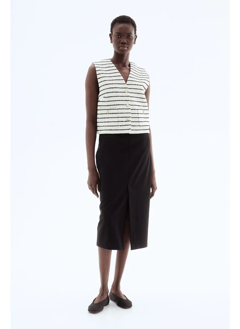 H&M Bouclé waistcoat
