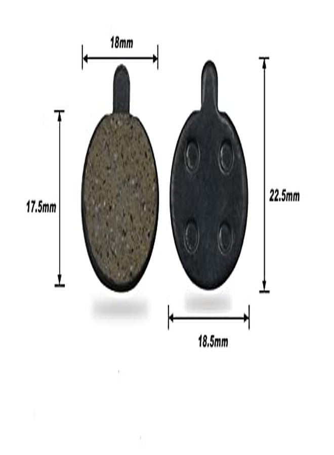 FASTPED Hydraulic Disc Brake Pad, Resin and Metal, Black, Bicycle Disk Brake Pad - Image 3