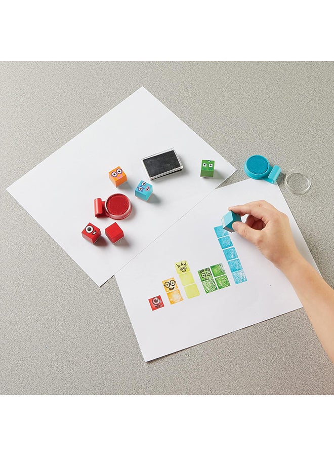 Learning Resources Numberblocks Stampoline Park Stamp Activity Set Numberblocks Colours Washable Inks Arts And Crafts Colour Blocks Hobby Art 32 Pieces Gifts For 3 4 5 6 7 Year Old Kids Boys & Girls - Image 2