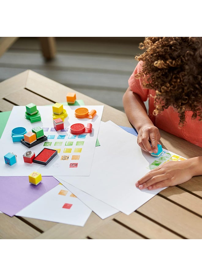 Learning Resources Numberblocks Stampoline Park Stamp Activity Set Numberblocks Colours Washable Inks Arts And Crafts Colour Blocks Hobby Art 32 Pieces Gifts For 3 4 5 6 7 Year Old Kids Boys & Girls - Image 4
