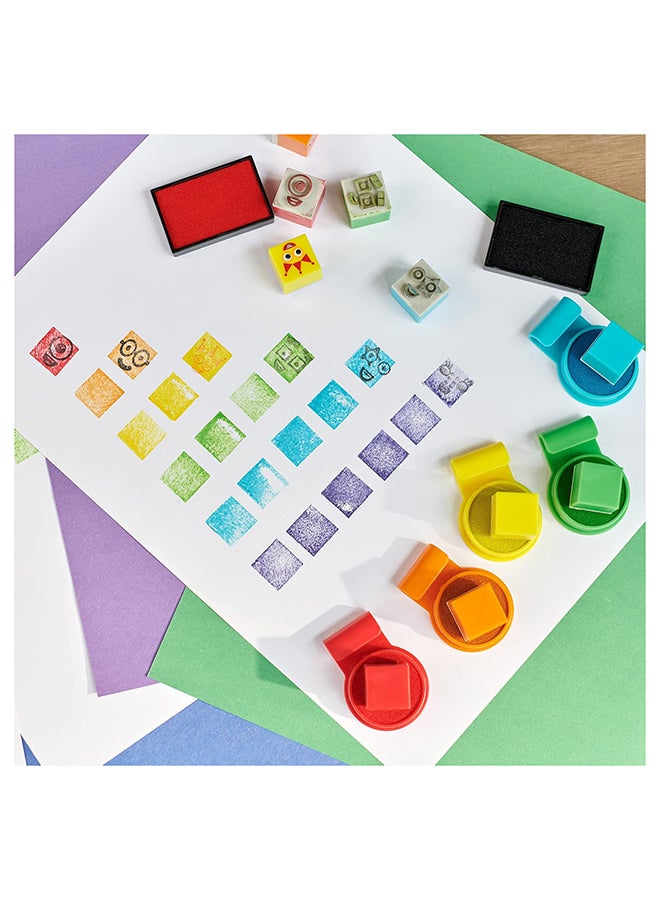 Learning Resources Numberblocks Stampoline Park Stamp Activity Set Numberblocks Colours Washable Inks Arts And Crafts Colour Blocks Hobby Art 32 Pieces Gifts For 3 4 5 6 7 Year Old Kids Boys & Girls - Image 5