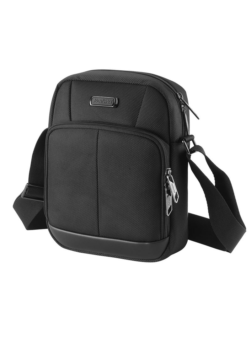 AMERICAN TOURISTER Premium Black Bass Shoulder Bag – Ideal for Hajj & Umrah Travel, Lightweight & Spacious  - Image 2