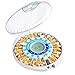 Daviky Automatic Pill Dispenser for Elderly with Alarm 28Day Electronic Locked Pill Box Sound Light Reminders for Medication Vitamins and Supplements - Image 1