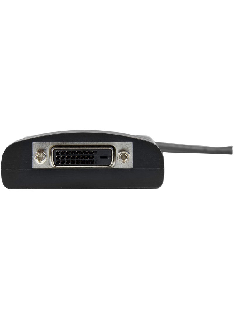 StarTech.com DisplayPort to DVI Dual Link Active Adapter - DisplayPort to DVI-D Adapter Video Converter 2560x1600 60Hz - DP 1.2 to DVI Monitor - USB Powered - Latching DP Connector (DP2DVID2)