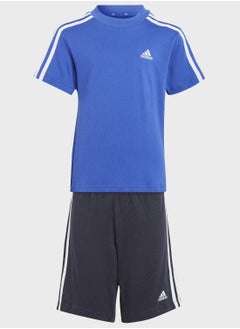 Essentials 3-Stripes Tee And Shorts Set