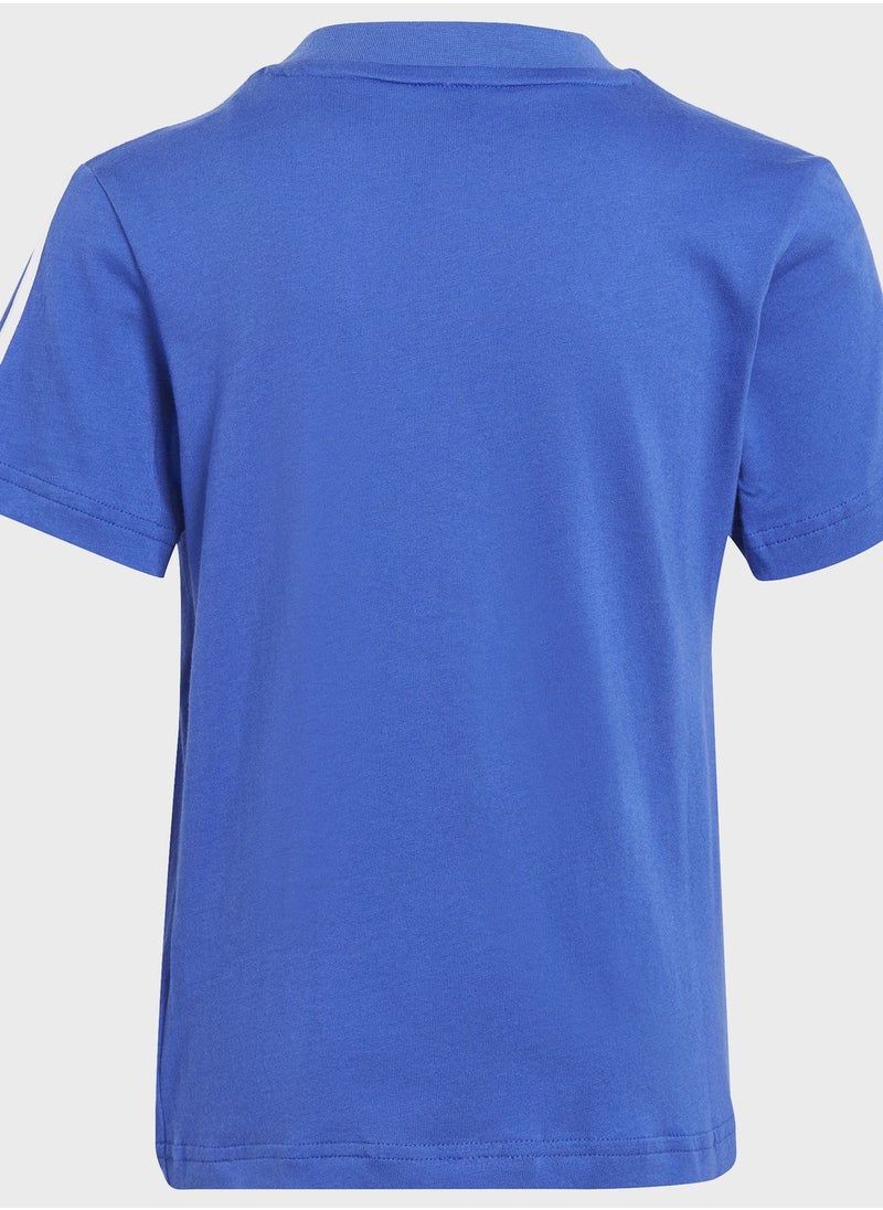 Adidas - Essentials 3-Stripes Tee And Shorts Set - Image 1
