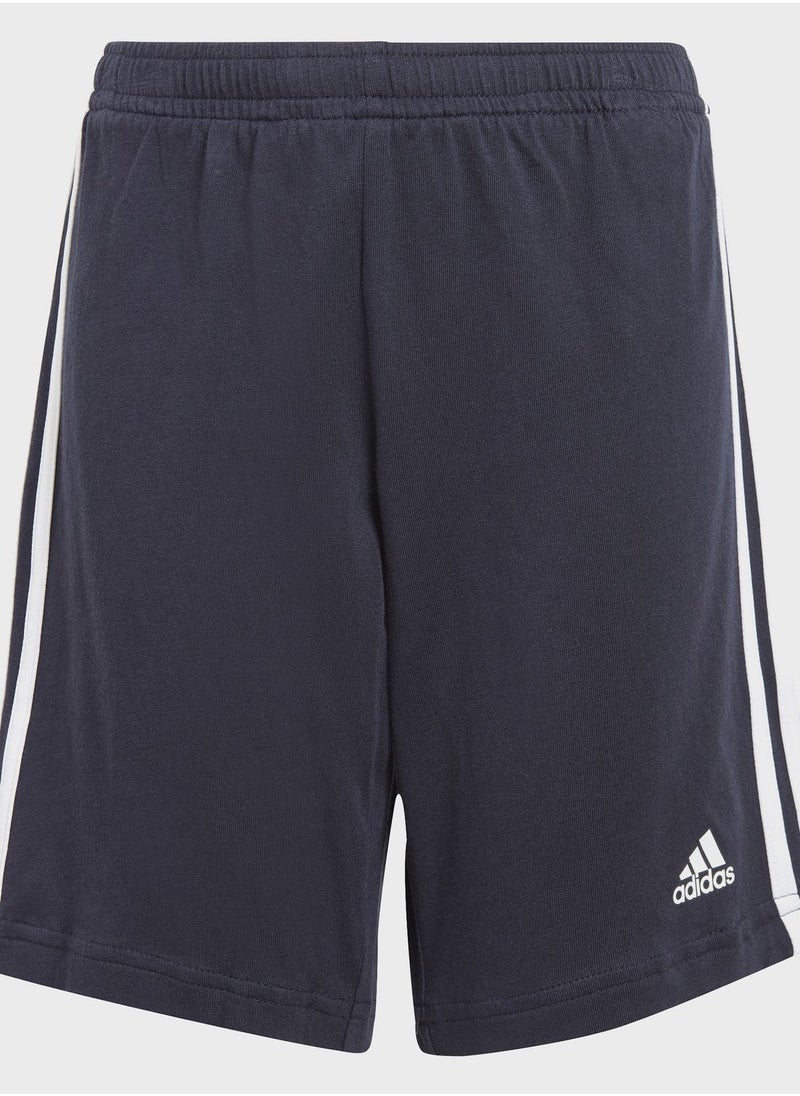 Adidas - Essentials 3-Stripes Tee And Shorts Set - Image 1