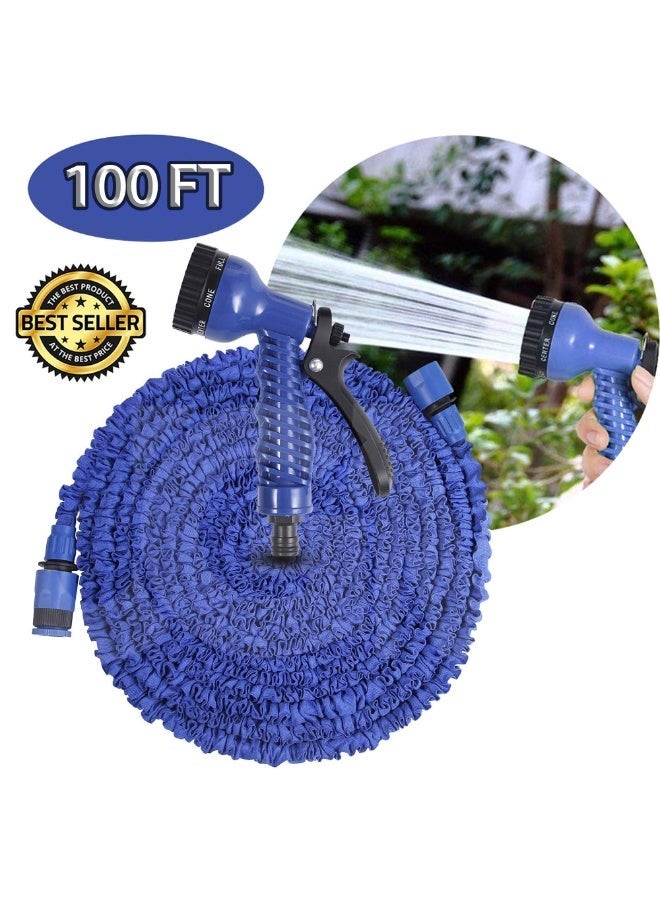 MAGIC HOSE 30M Expandable Garden Water Hose, Flexible Lightweight Irrigation Hose with Spray Nozzle for Garden, Car Washing & Outdoor Cleaning, Blue - Image 5