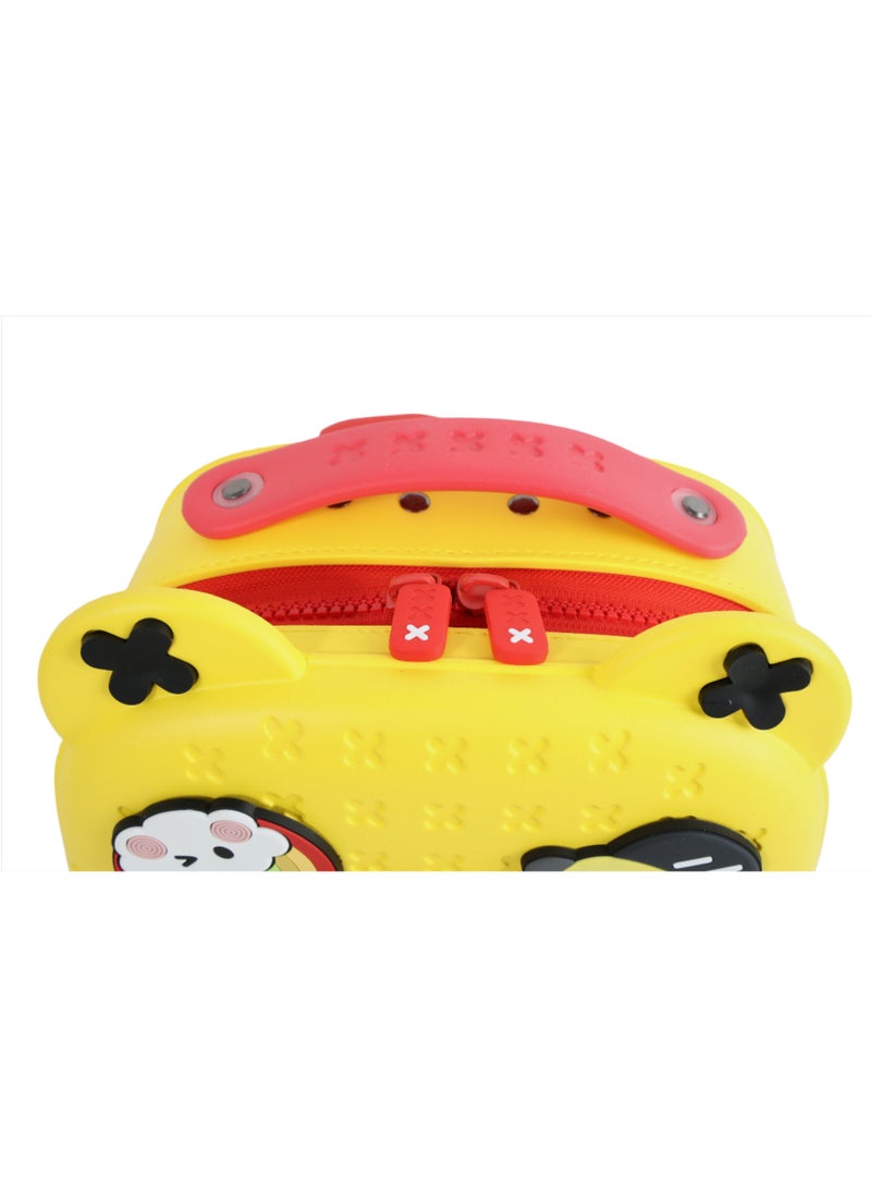 بيكوسيسي شنطة ظهر للاطفال صغيرة بيكوسيسى K16  لون أصفر - Image 3