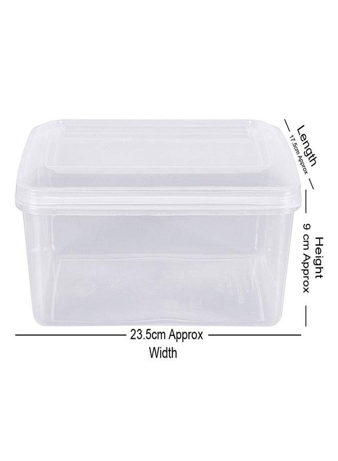 Kitchen Plastic Small Boxes With Lid For Multipurpose Use 2880 ml (Pack Of 1) - Image 2