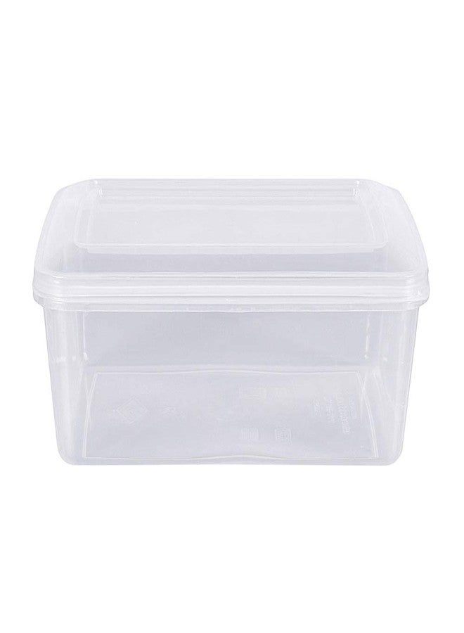 Kitchen Plastic Small Boxes With Lid For Multipurpose Use 2880 ml (Pack Of 1) - Image 1
