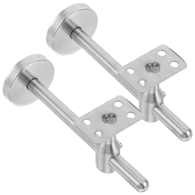 2pcs Heavy Duty Adjustable Handrail Brackets for Stairs Stainless Steel Wall Mount Handrail Supports for Staircase Railings - Image 5