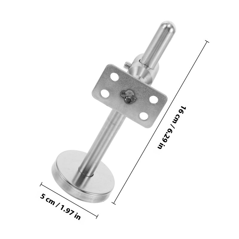 2pcs Heavy Duty Adjustable Handrail Brackets for Stairs Stainless Steel Wall Mount Handrail Supports for Staircase Railings - Image 2