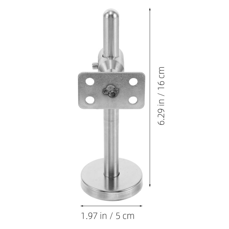 2pcs Heavy Duty Adjustable Handrail Brackets for Stairs Stainless Steel Wall Mount Handrail Supports for Staircase Railings - Image 4