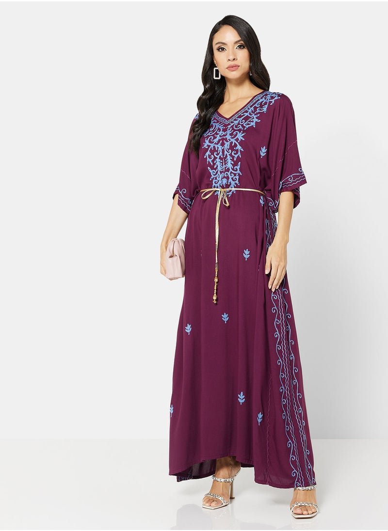 ARABIAN CLOSET EMBROIDERED KAFTAN  - Image 3