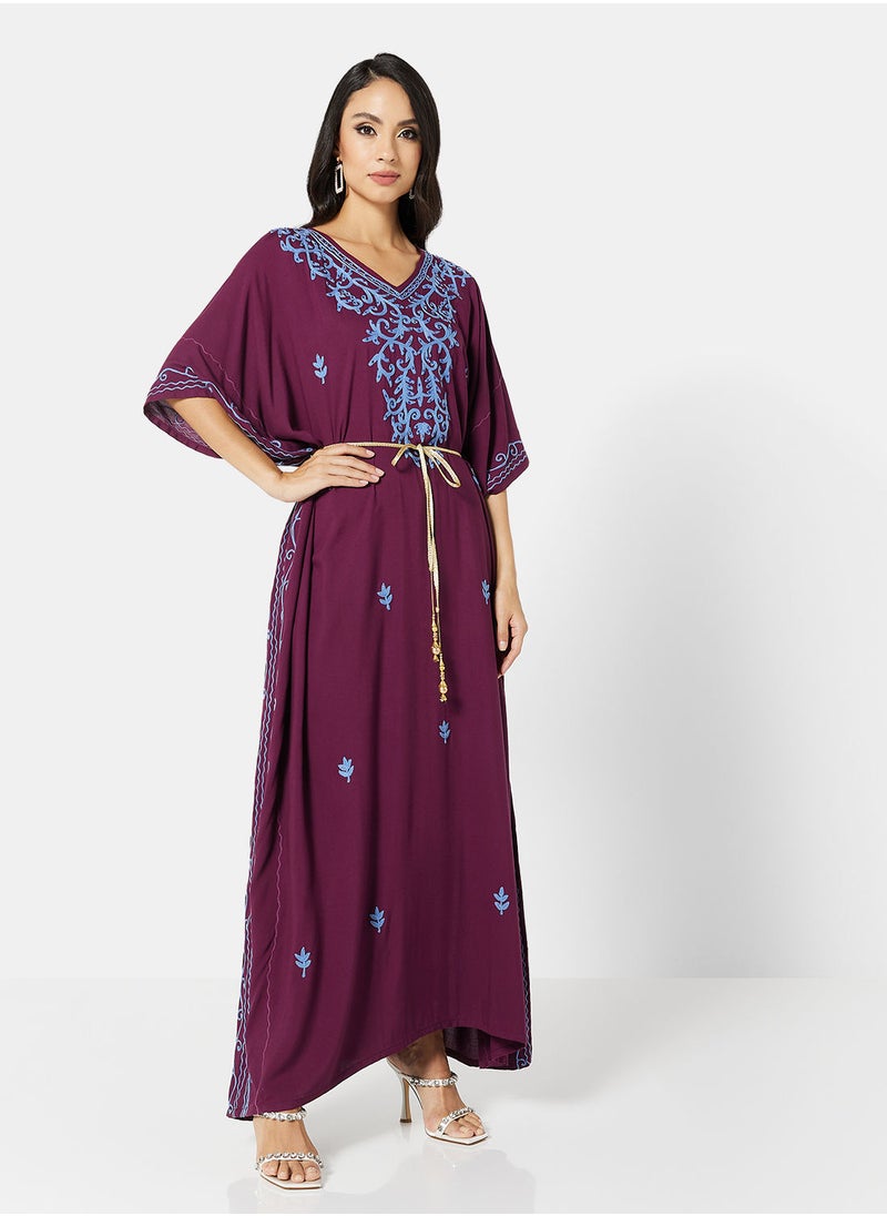 ARABIAN CLOSET EMBROIDERED KAFTAN  - Image 1
