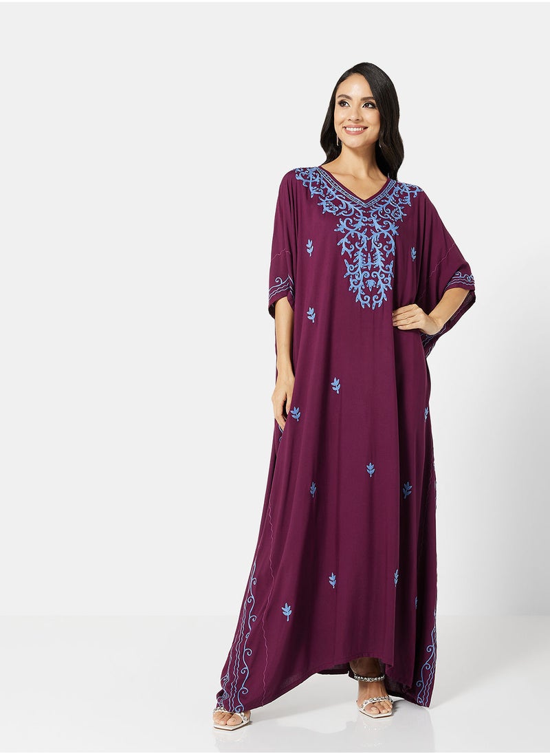 ARABIAN CLOSET EMBROIDERED KAFTAN  - Image 5