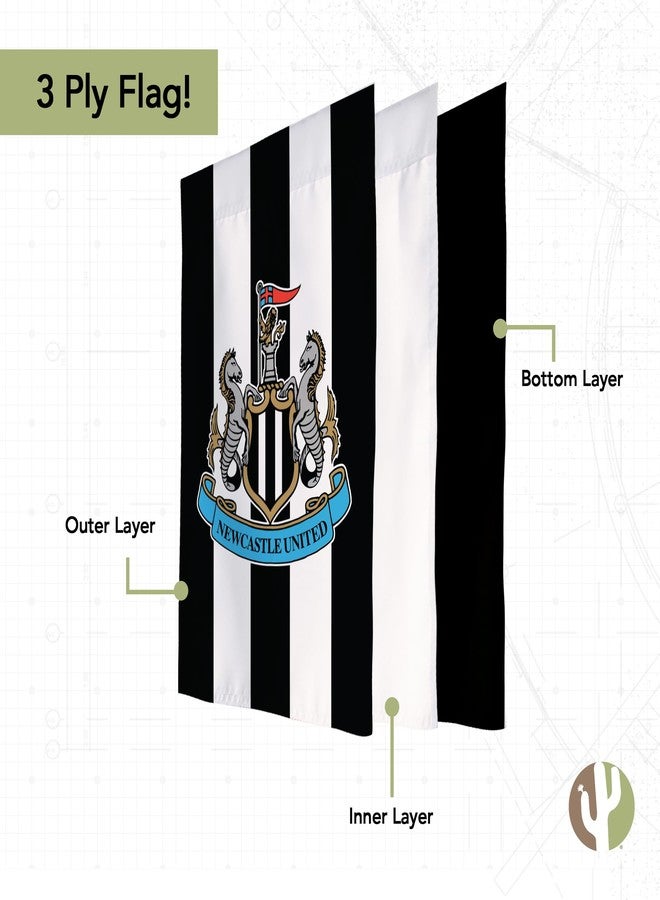 Desert Cactus Newcastle United FC Garden Flag – 19 x 12 Inch Football Soccer NUFC Magpies English Banner, for Outdoor Display and Events (Garden Flag B) - Image 3