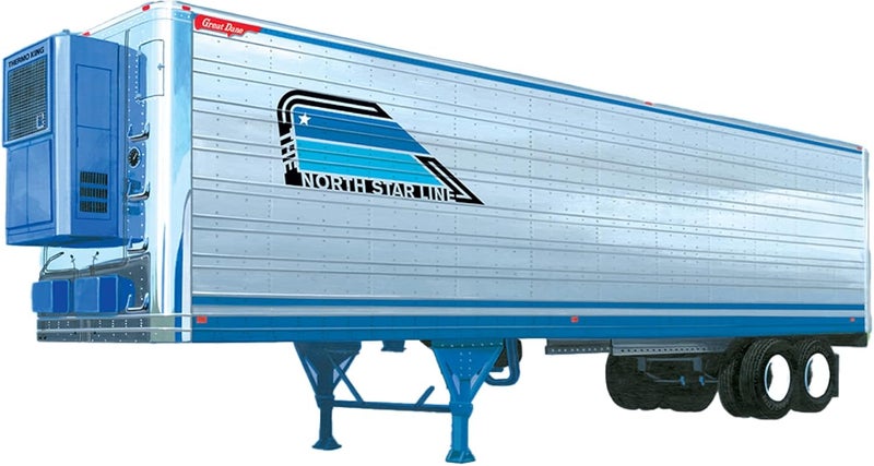 AMT Great Dane 40 Reefer Trailer 125 Scale Model Kit - Image 1