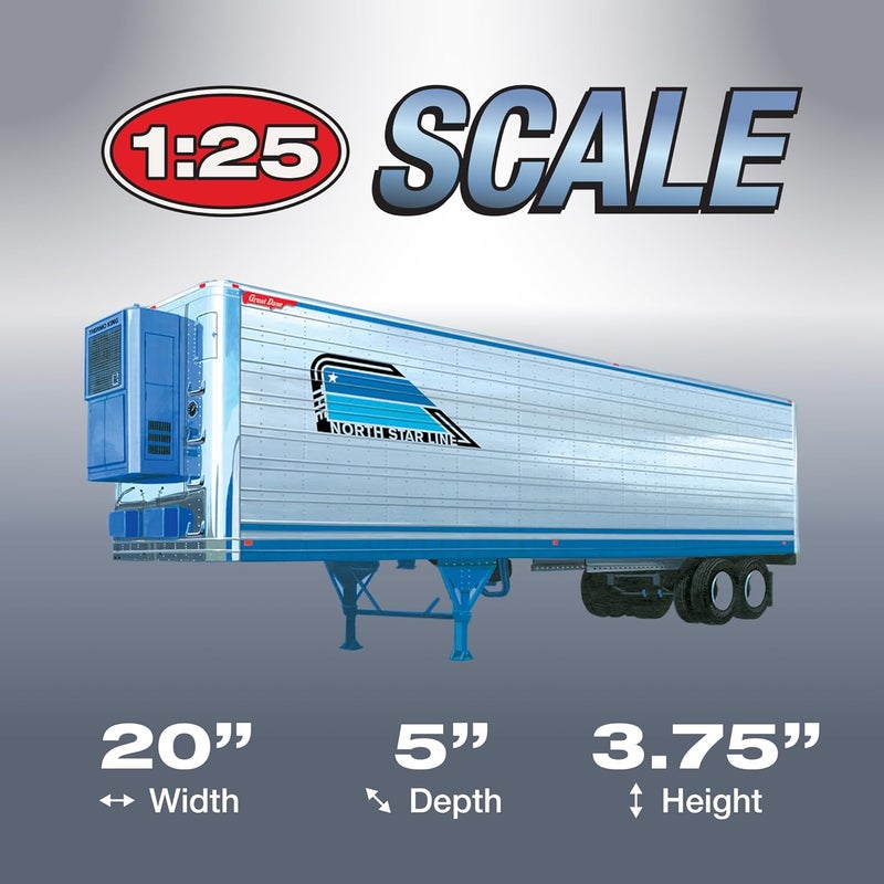 AMT Great Dane 40 Reefer Trailer 125 Scale Model Kit - Image 4