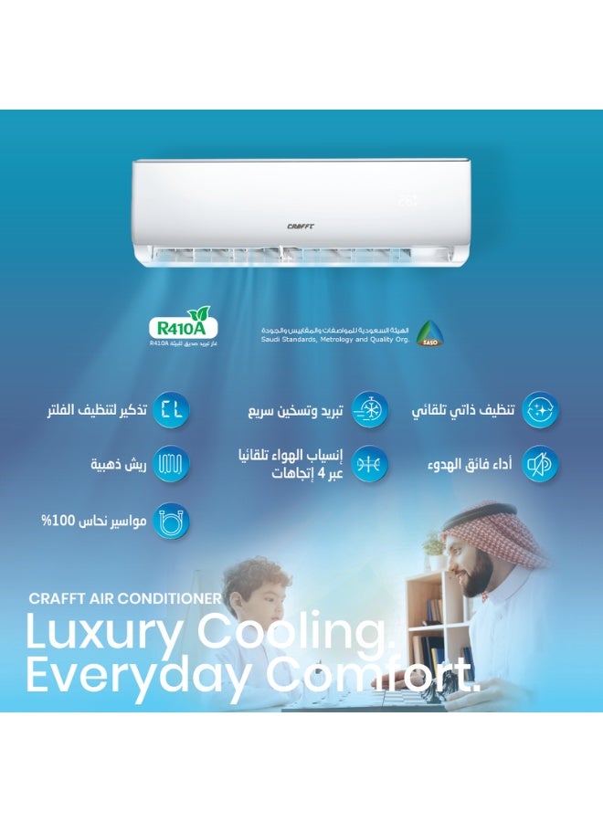 CRAFFT Wall-mounted Split Air Conditioner - On/Off - Image 3