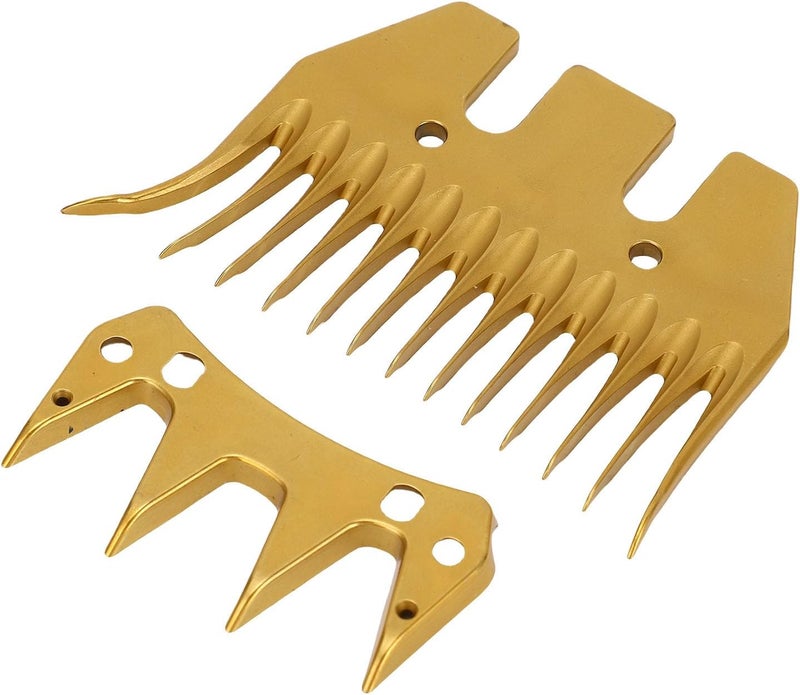 Mumusuki Electric Sheep Shear, High Carbon Steel 13 Tooth Curved for Sparse Wool, with Advanced Heat Treatment and Coating, Compatible with Sheep Alpacas Llamas Shearing Machines - Image 1