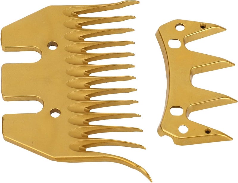 Mumusuki Electric Sheep Shear, High Carbon Steel 13 Tooth Curved for Sparse Wool, with Advanced Heat Treatment and Coating, Compatible with Sheep Alpacas Llamas Shearing Machines - Image 3