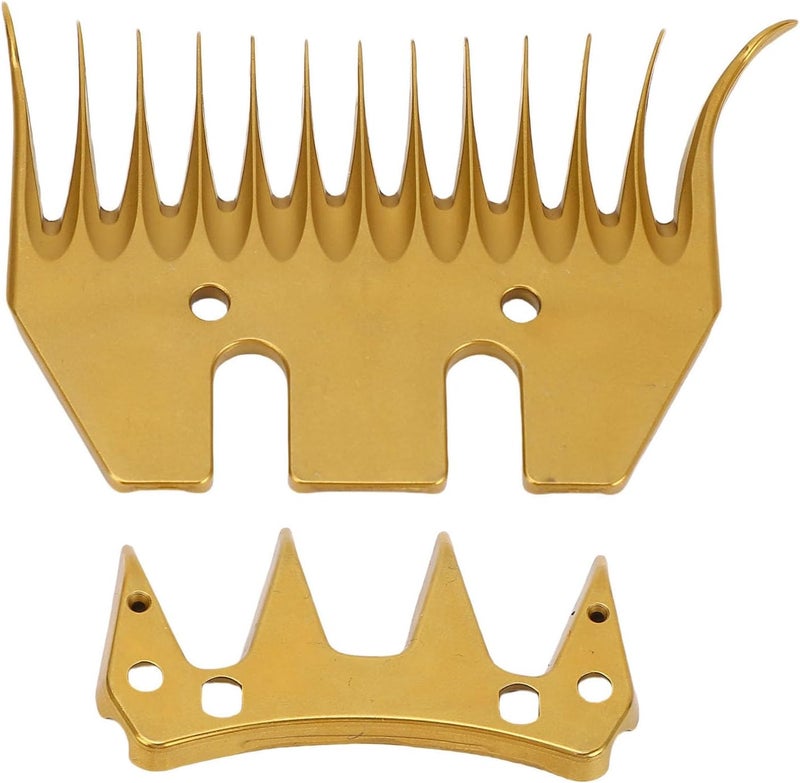 Mumusuki Electric Sheep Shear, High Carbon Steel 13 Tooth Curved for Sparse Wool, with Advanced Heat Treatment and Coating, Compatible with Sheep Alpacas Llamas Shearing Machines - Image 4