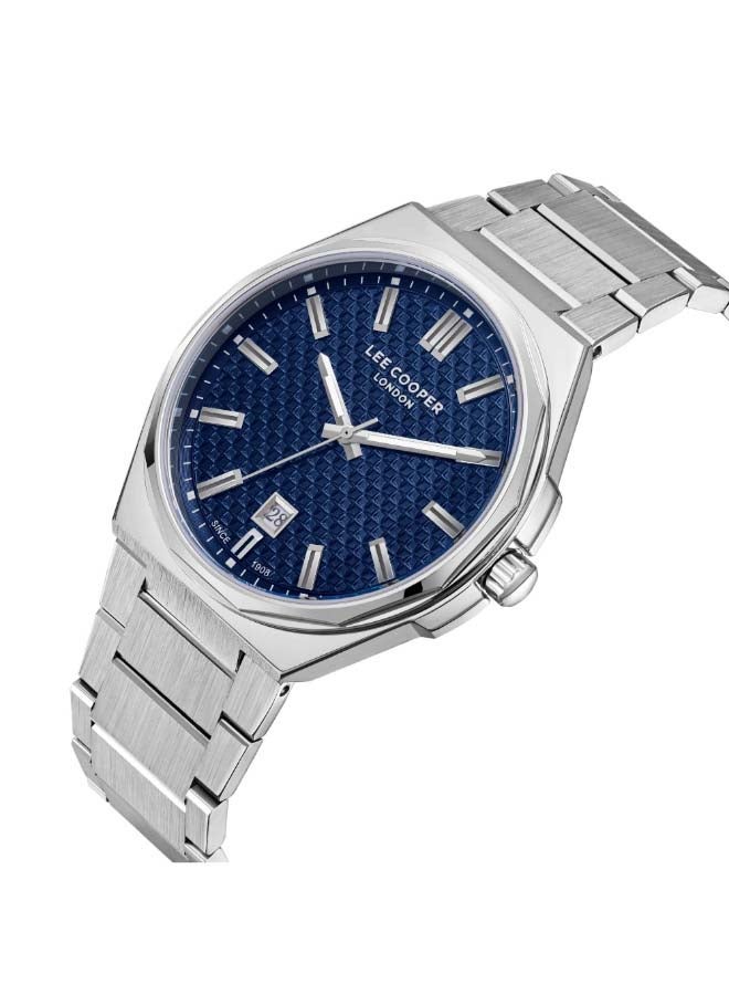 Lee Cooper ساعة يد أنالوج للرجال بقرص أزرق - LC08031.390 - Image 2