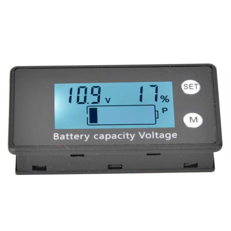 الفولتميتر الرقمي DC 10 100V شاشة LCD عرض الجهد المحمول متر الجهد الأبيض - Image 5