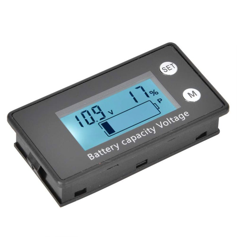 الفولتميتر الرقمي DC 10 100V شاشة LCD عرض الجهد المحمول متر الجهد الأبيض - Image 3