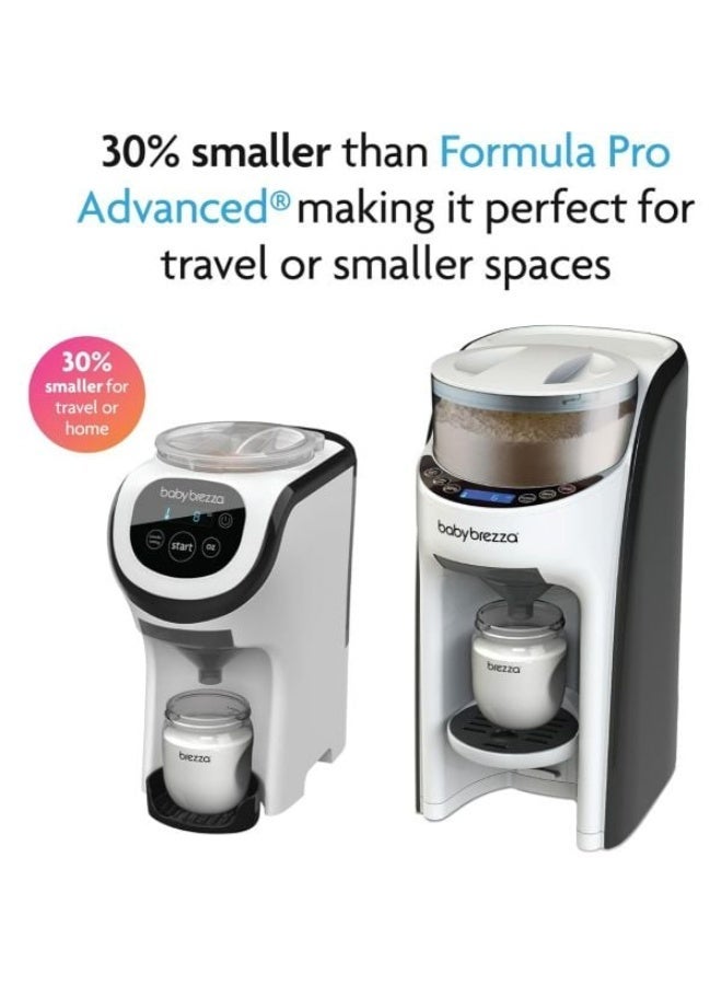 بيبي بريزا جهاز تحضير حليب الأطفال الأوتوماتيكي بيبي بريزا فورمولا برو ميني – تصميم أصغر بنسبة 30%، إعداد فوري للحليب الدافئ، سعة قابلة للتعديل من 60 إلى 300 مل، مثالي للسفر والمنزل - Image 5