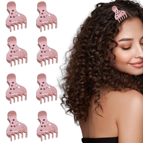 Ceoyiler 8Pcs Root Lifting Hair Clips Curl Hair Volumizing Clips for Women Volume Clips for Curls Fine Hair Long Hair Root Lifting Hair Clips - Image 1