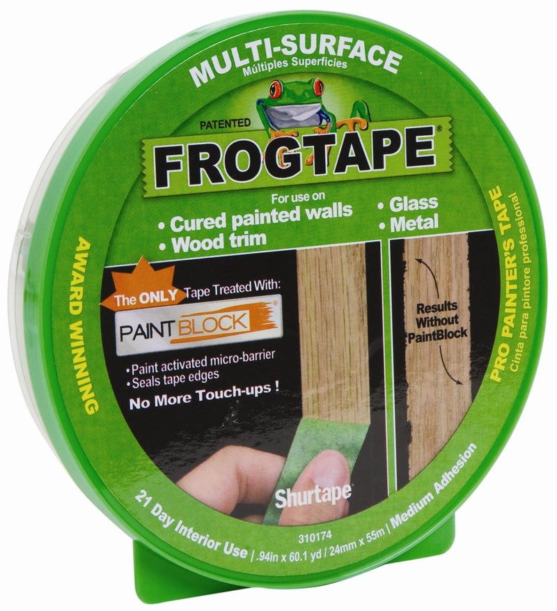 FrogTape 094 in W x 60 yd L Green Medium Strength Painters Tape 1 pk