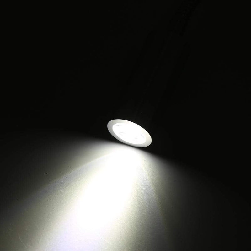 AYNEFY LED Study Bed Lamp,AC85-265V Cool/Warm White LED Reading Light with Gooseneck and Off/ON Switch for Dorm Study Office Bedroom (6500K-1W) - Image 1