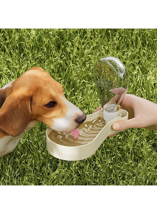 زجاجة ماء ، موزع زجاجة مياه سفر للكلاب المحمولة مع حاوية علاج ، زجاجة ماء للحيوانات الأليفة ووعاء 2 في 1 لأرنب جرو القط ، إكسسوارات سفر للمشي في الهواء الطلق ، المشي لمسافات طويلة ، التخييم - Image 3