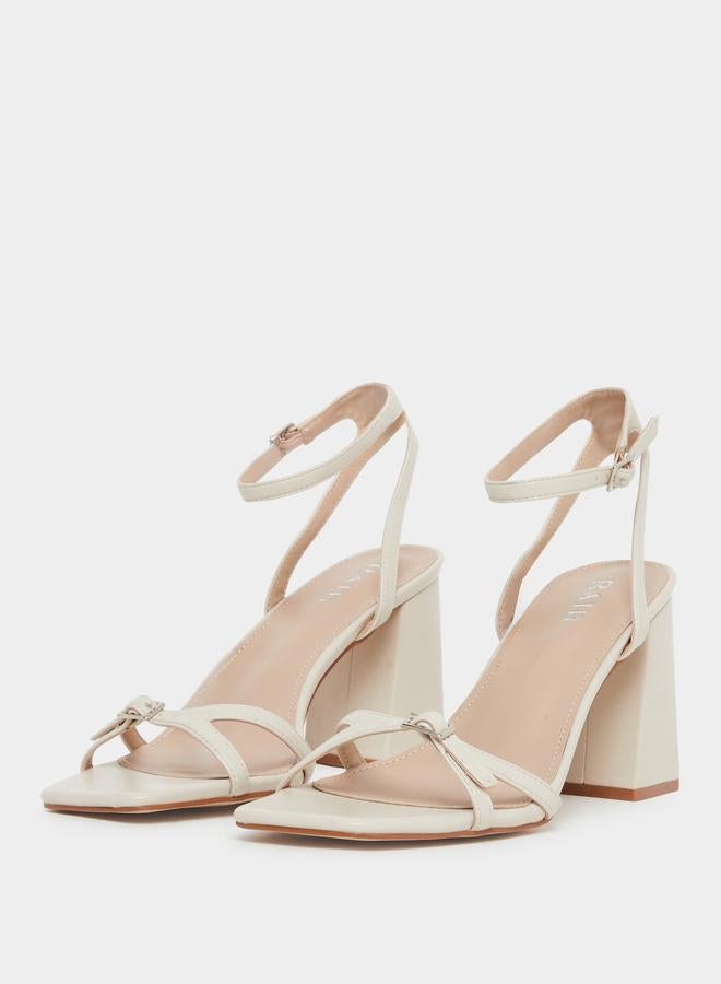 RAID Ilaa Block Heel Sandals with Buckle Detail - Image 2