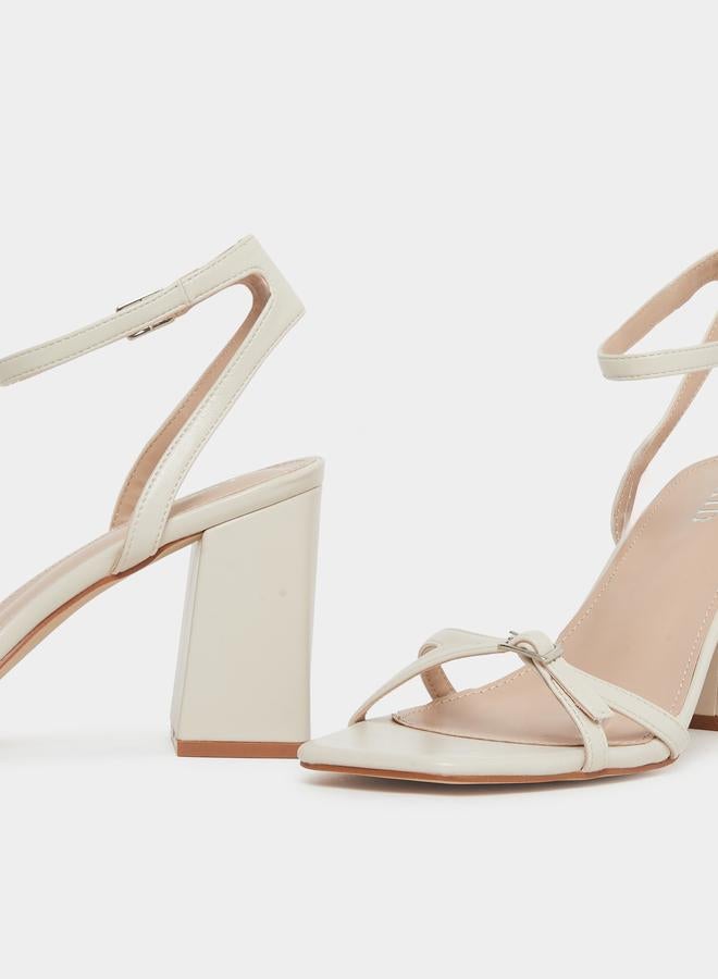 RAID Ilaa Block Heel Sandals with Buckle Detail - Image 3