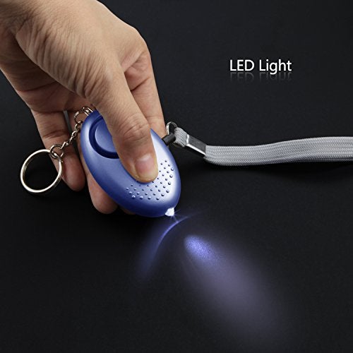 Taiker Personal Alarm for Women, 5 Pack 140DB Emergency Self-Defense Security Alarm Keychain with LED Light for Women Kids and Elders - Image 4