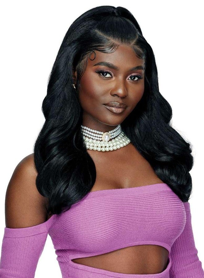 Outre Lace Front Wig - Perfect Hair Line 13X4 - Swoop Series - Swoop 2 (DRFF AMBER SUNSET) - Image 3